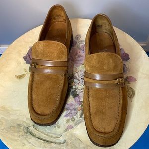 Vintage Hush Puppies leather loafers, Brown 9N